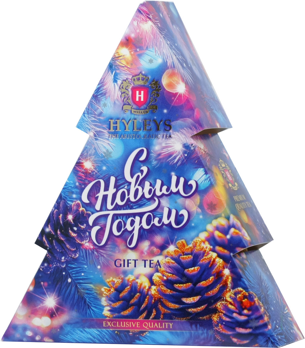 HYLEYS. Новый год. Елочка Фиолетовая 50 гр. карт.упаковка