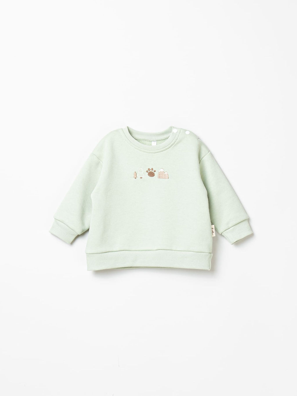 Свитшот Шалфей утепленный 0+ - Bungly фото 2