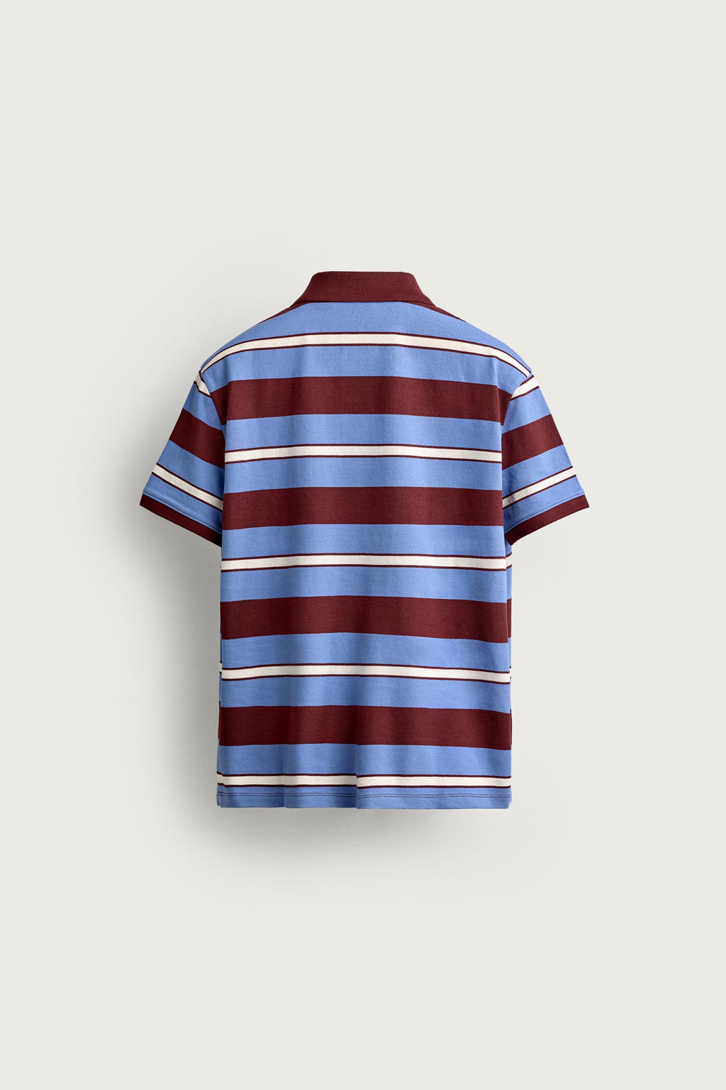 POLO PIQU? REGULAR FIT RAYAS / Azul claro - Zara фото 7