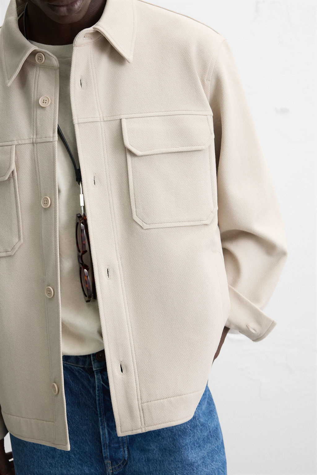 COMFORT TEXTURED OVERSHIRT - Zara фото 7
