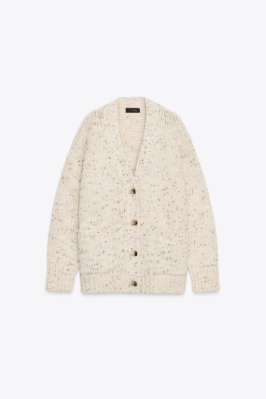 PINCHITA OVERSIZED KNIT CARDIGAN - Zara фото 6