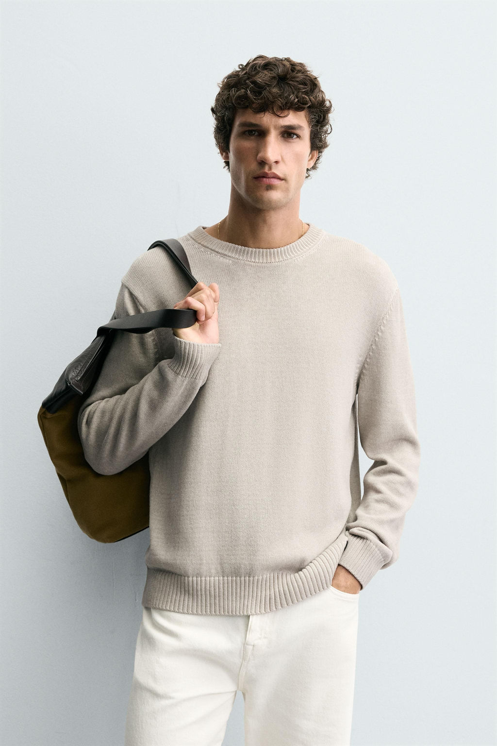 WASHED EFFECT TEXTURED SWEATER - Zara фото 2