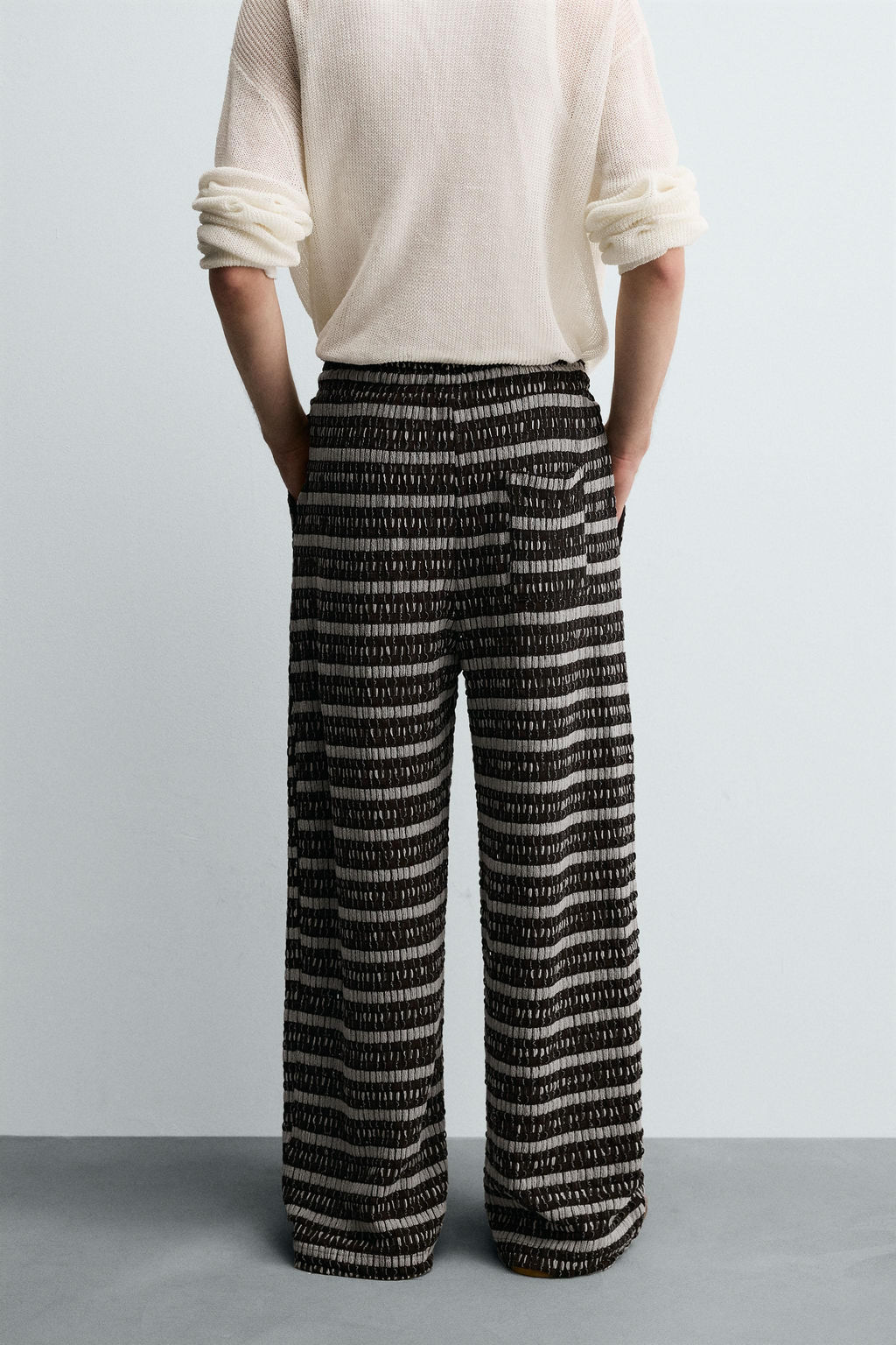 JACQUARD CUTWORK TROUSERS - Zara фото 3