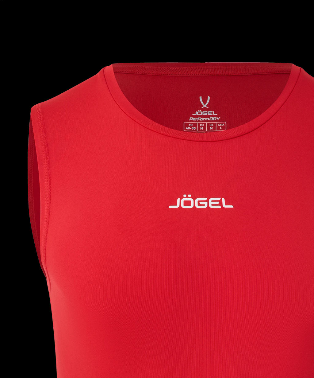 Майка компрессионная JOGEL CAMP PerFormDRY Baselayer SL Tee, красный  фото 4