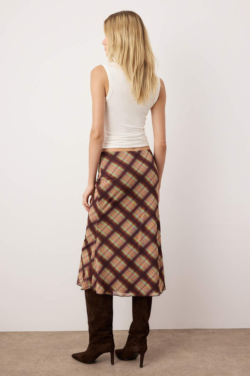 Teen Haki Cicek Bask?l? Bodycon Tul Esnek Orme Etek TWOAW26ET00036 - Trendyolmilla фото 15