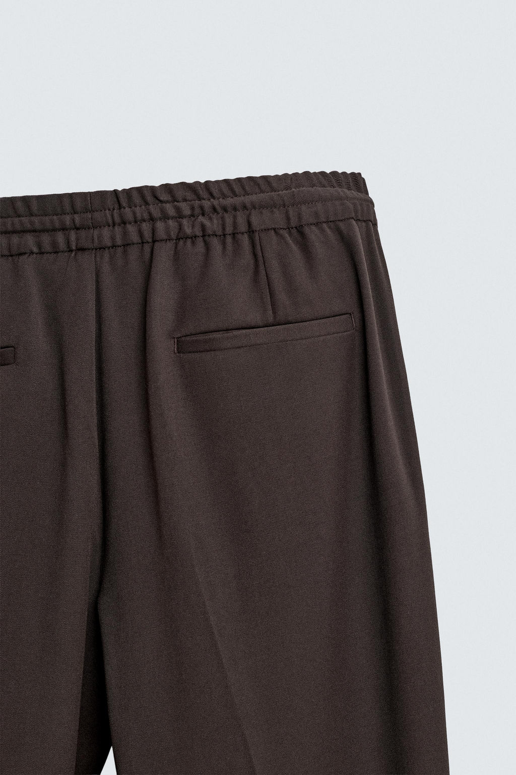 PANTAL?N CINTURA JOGGER CONFORT / Chocolate - Zara фото 10