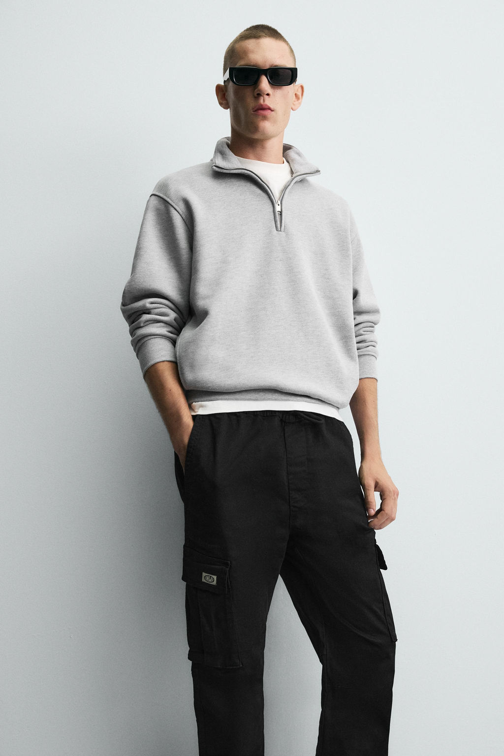 PANTAL?N CARGO SLIM FIT / Negro - Zara фото 5