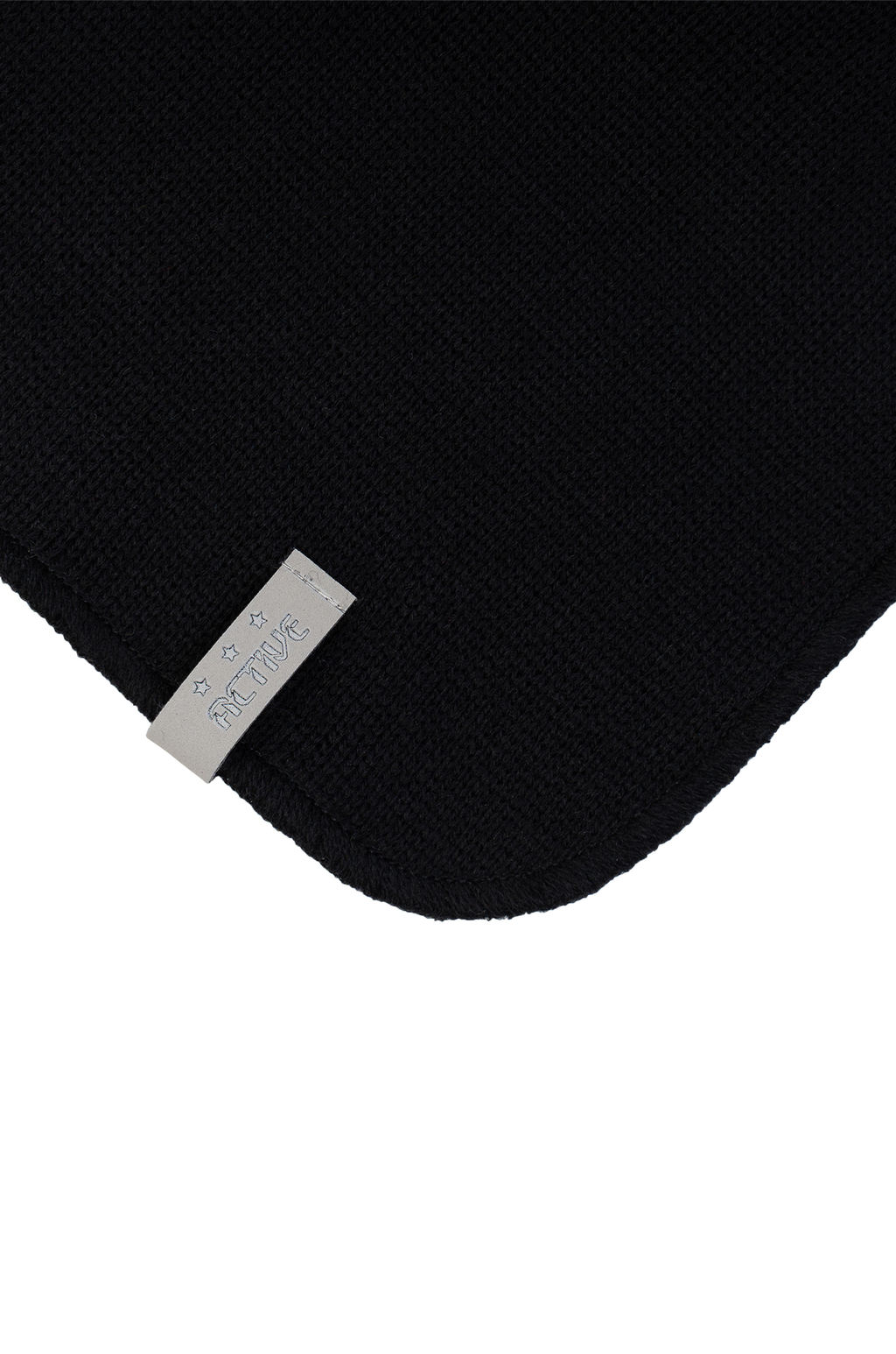 Манишка вязаная черная Ш-111 (48-54)