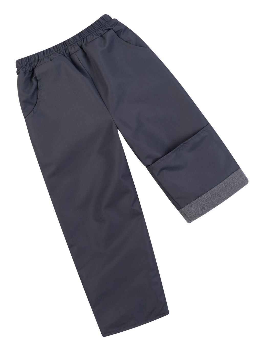 Брюки на поясе демисезонные серые (86-92, 52)