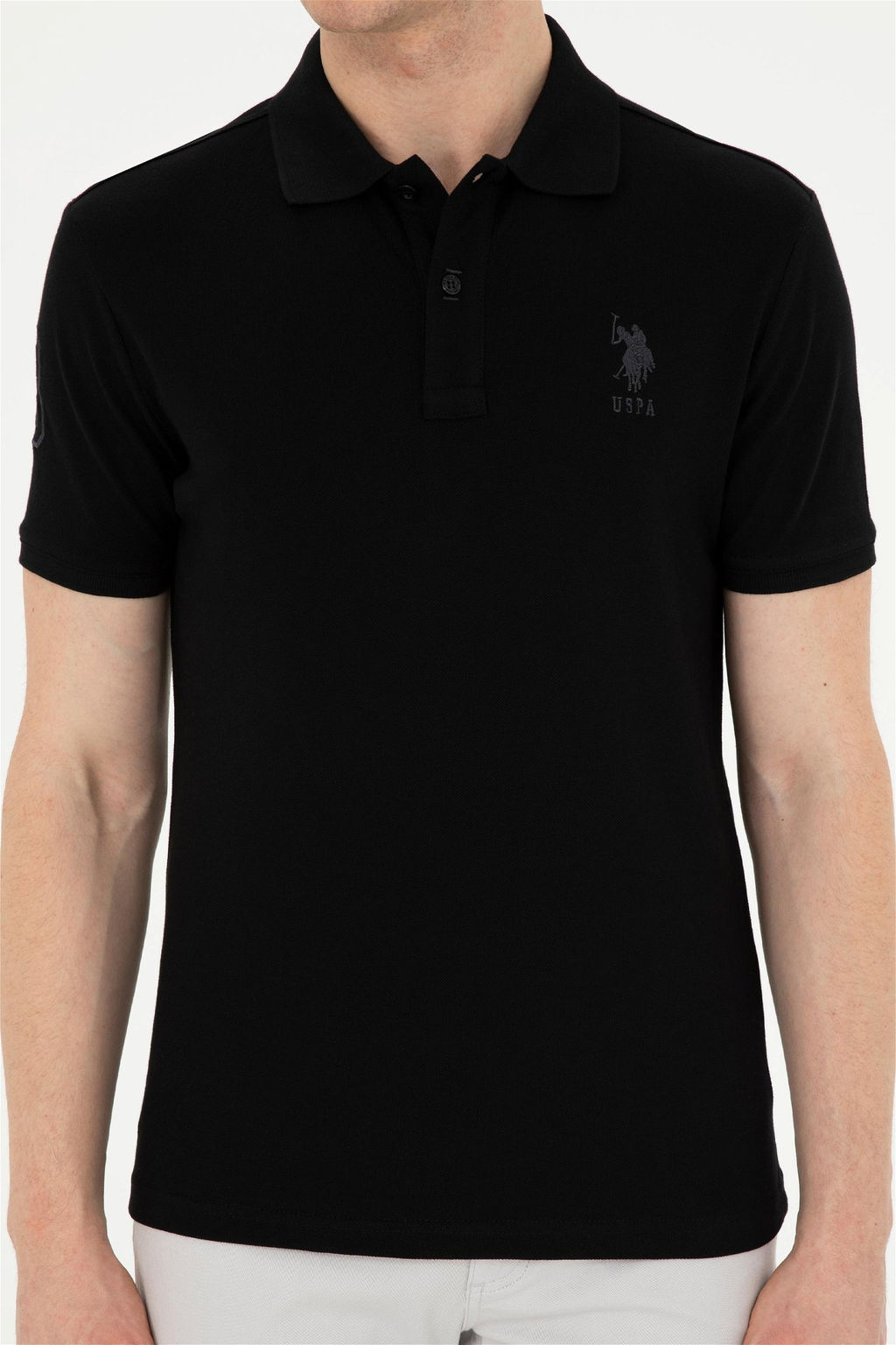 Мужская черная базовая футболка Неожиданная скидка в корзине - U.s. polo assn фото 6