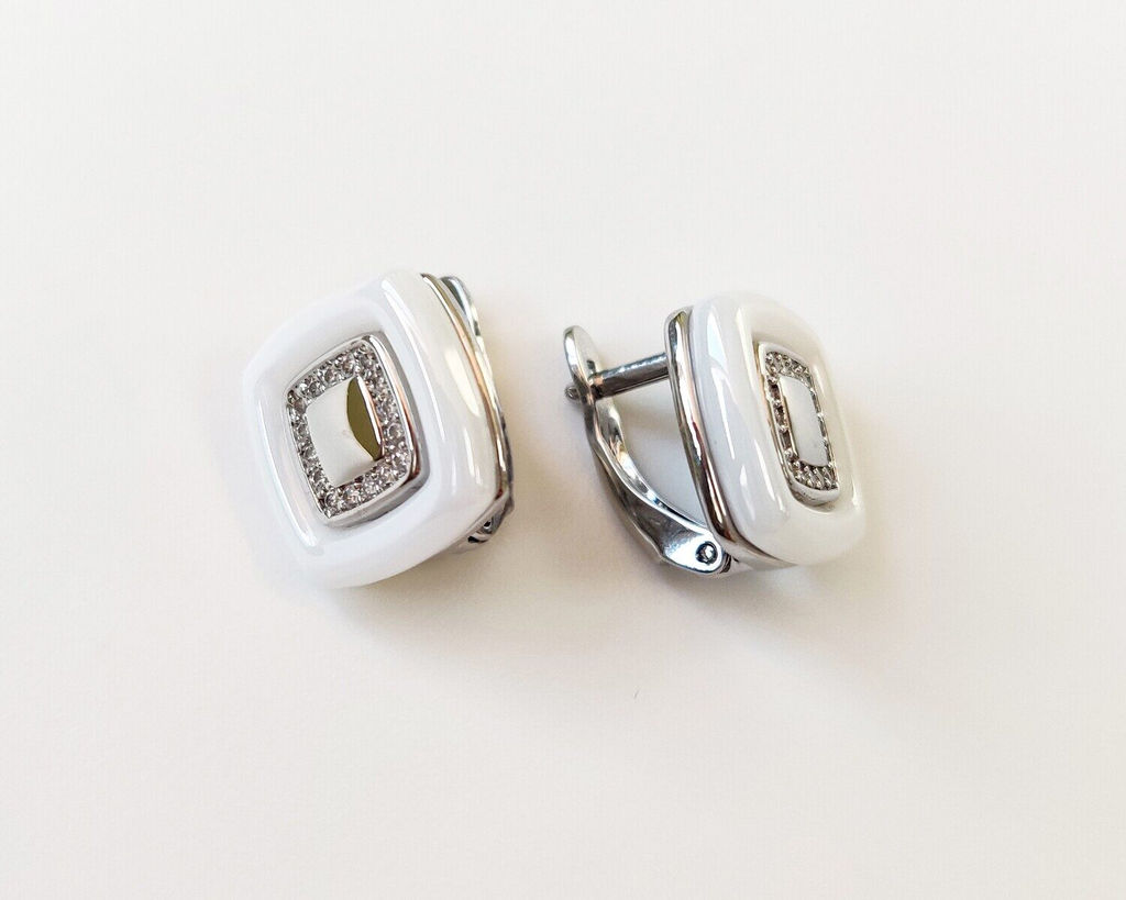 Серьги с керамикой