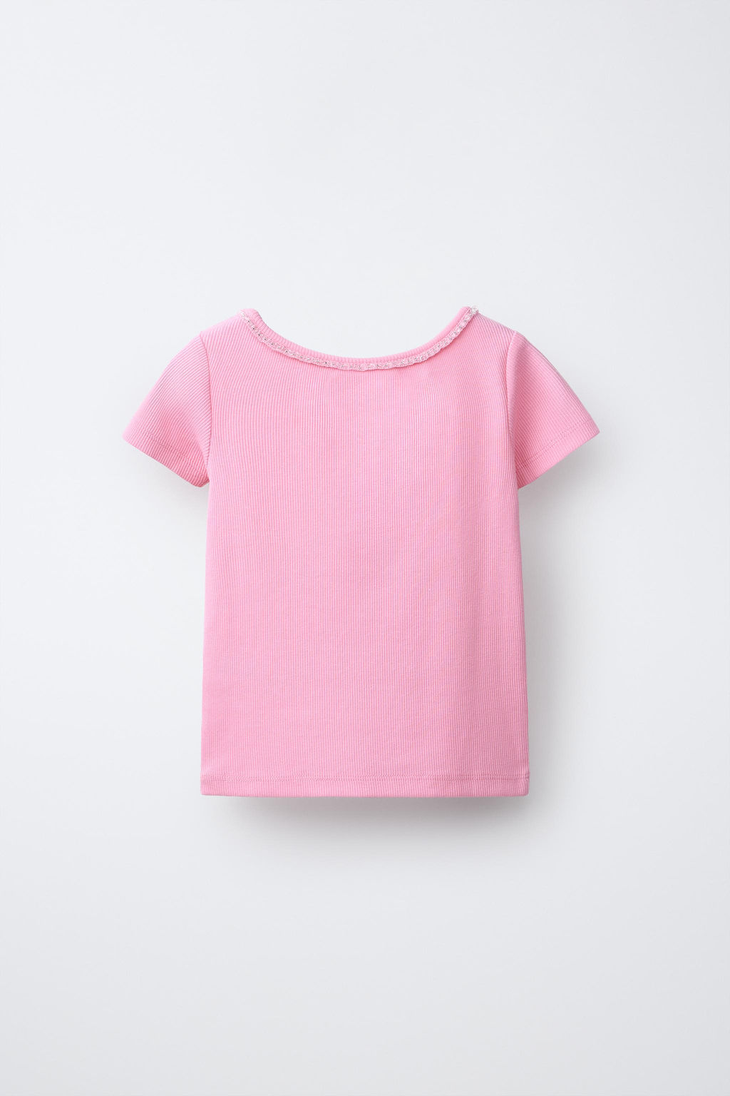 CAMISETA RIB JOYAS / Rosa - Zara фото 2