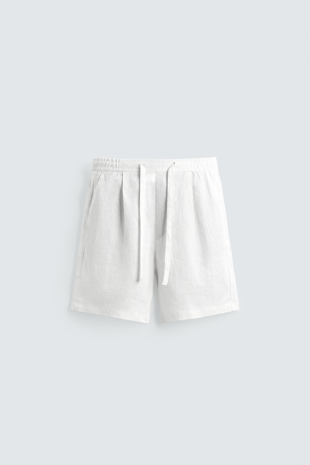 BERMUDA RELAXED FIT 100% LINO / Blanco - Zara фото 17