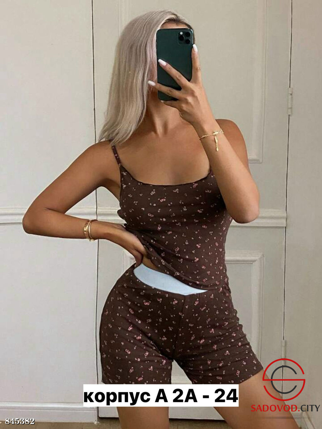 Пижама женская с принтом - Bruno фото 2