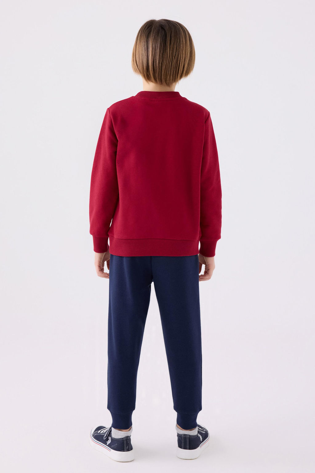 Boy Bordeaux Pajama Set Неожиданная скидка в корзине - U.s. polo assn фото 4