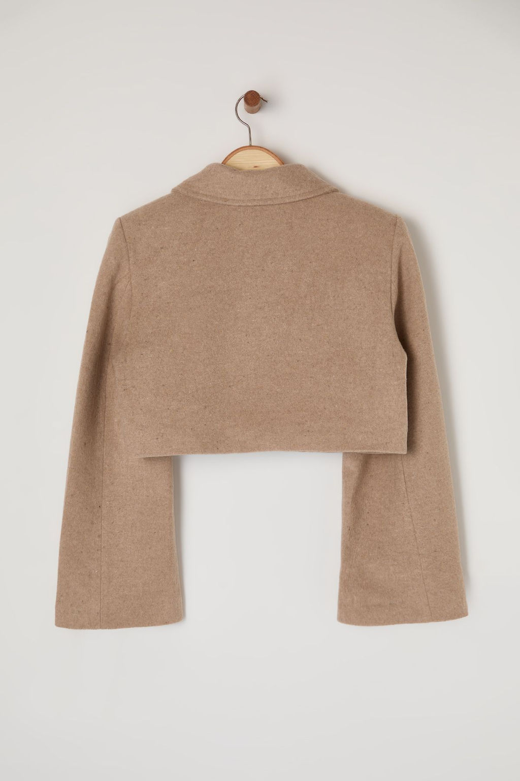 Limited Edition Lacivert Fitted Crop Dokuma Ceket TWOAW24CE00123 - Trendyolmilla фото 8