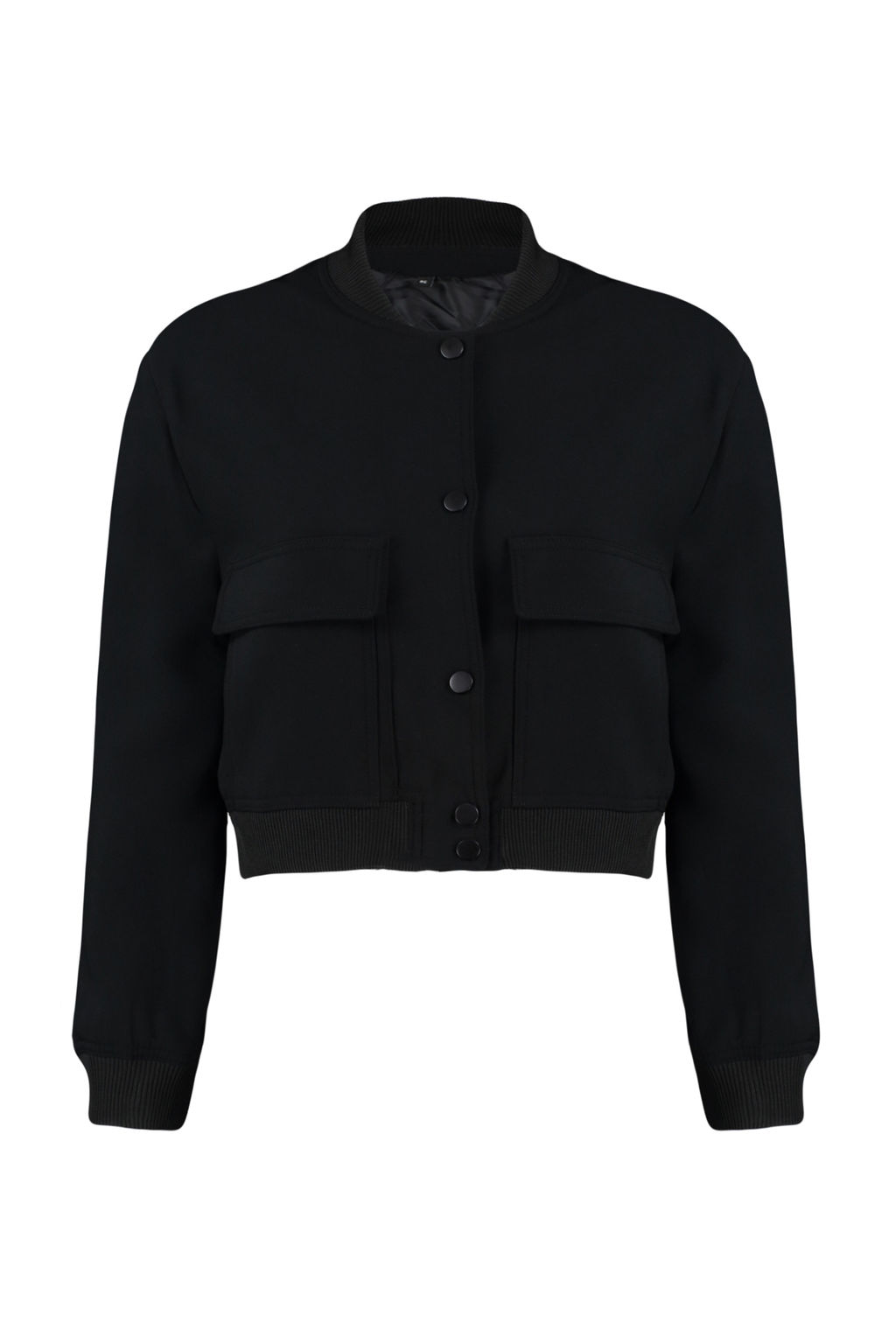 Siyah Premium Bomber Crop Dokuma Ceket TWOAW24CE00047 - Trendyolmilla фото 14