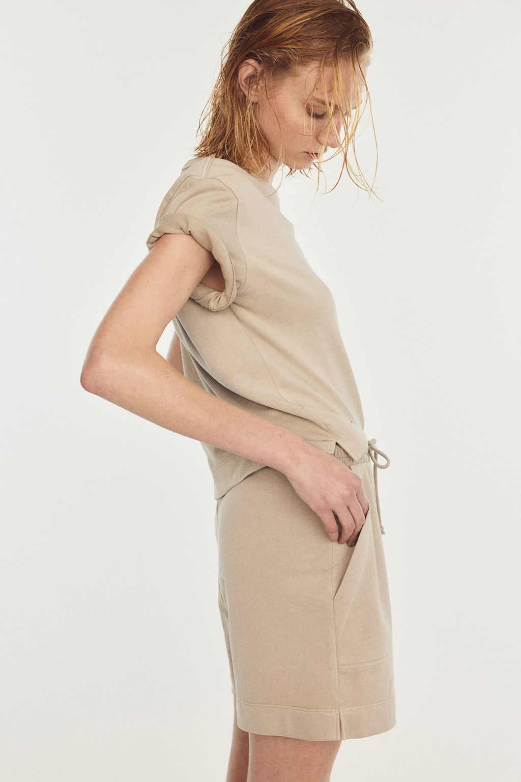 Pantalon corto en sudadera - H&m фото 4