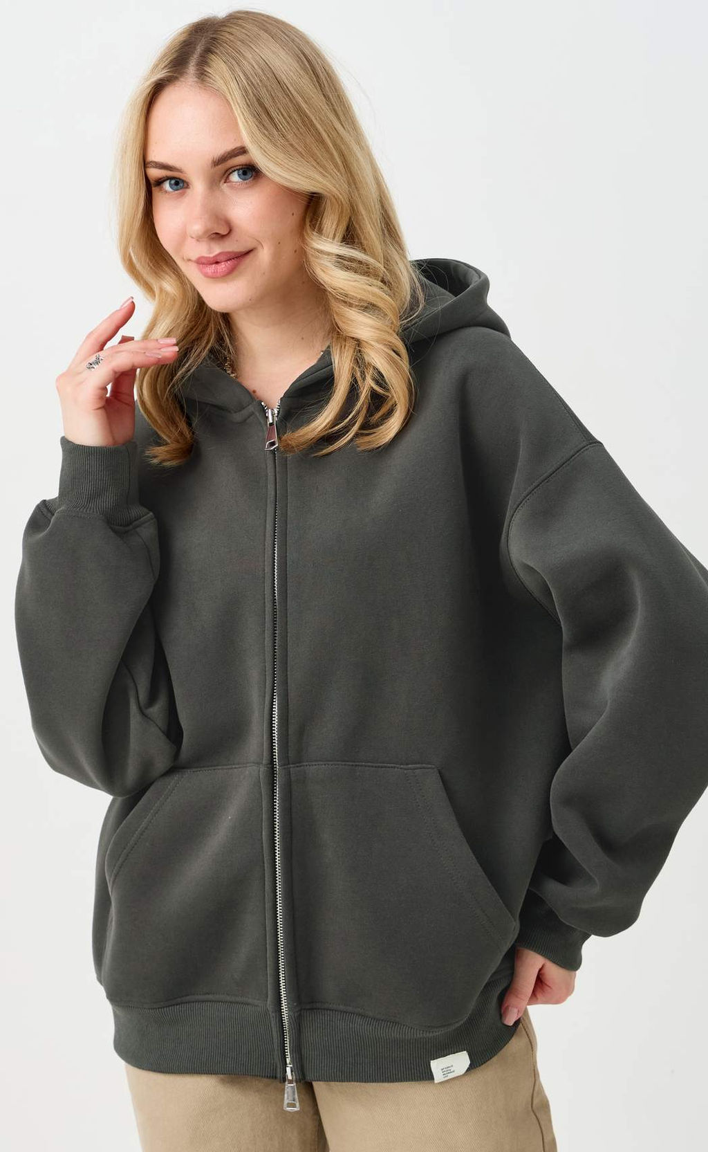 Толстовка P611-15-01 grey - Primm фото 8