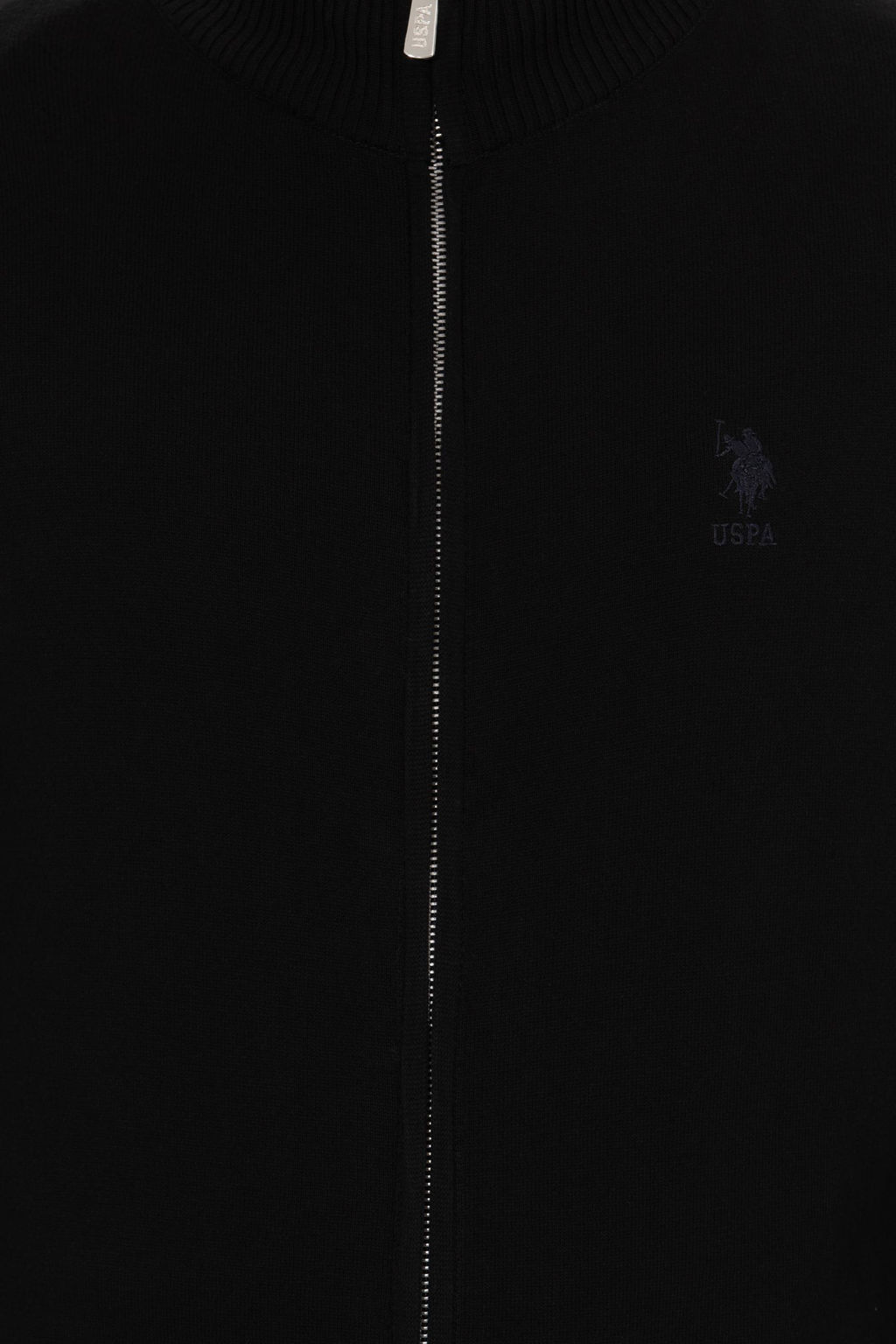 Мужской черный базовый трикотажный кардиган Неожиданная скидка в корзине - U.s. polo assn фото 6