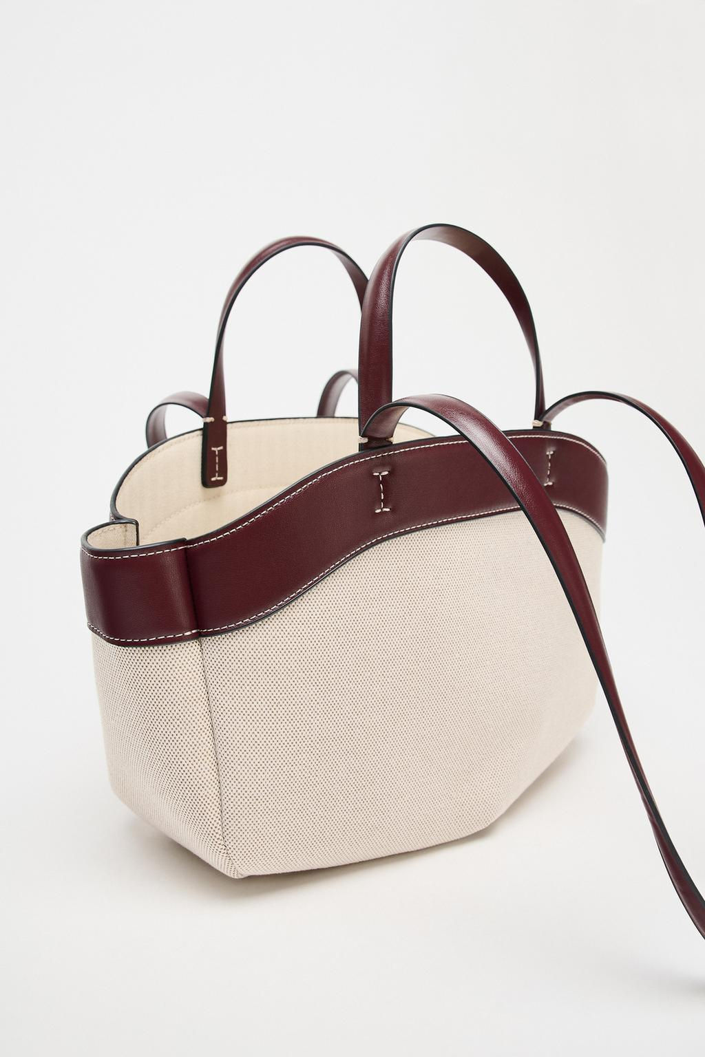CANVAS TOTE BAG - Zara фото 2