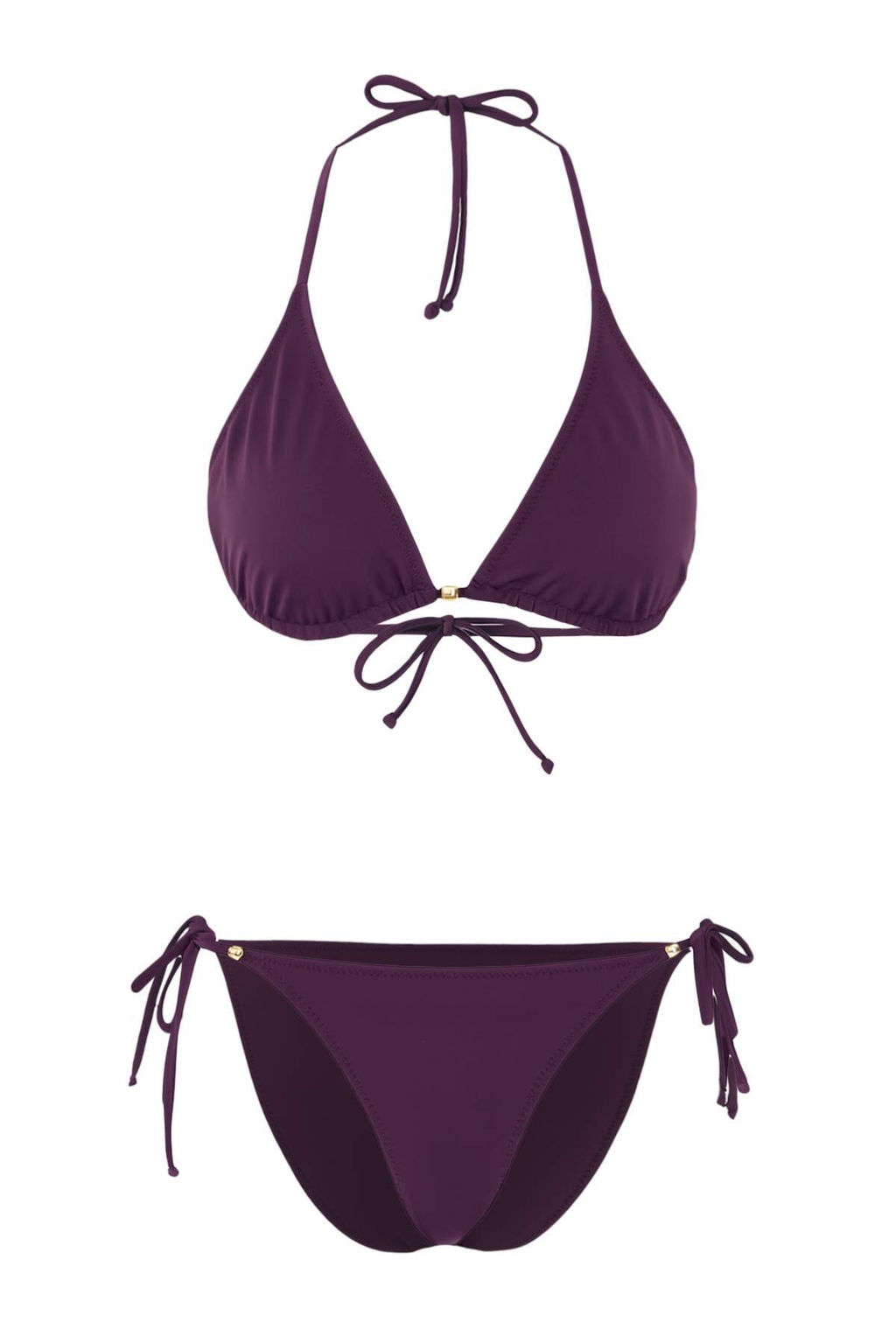 TRENDYOLMILLA Siyah Ucgen Aksesuarl? Regular Bikini Tak?m? TBESS25BT00055  фото 22