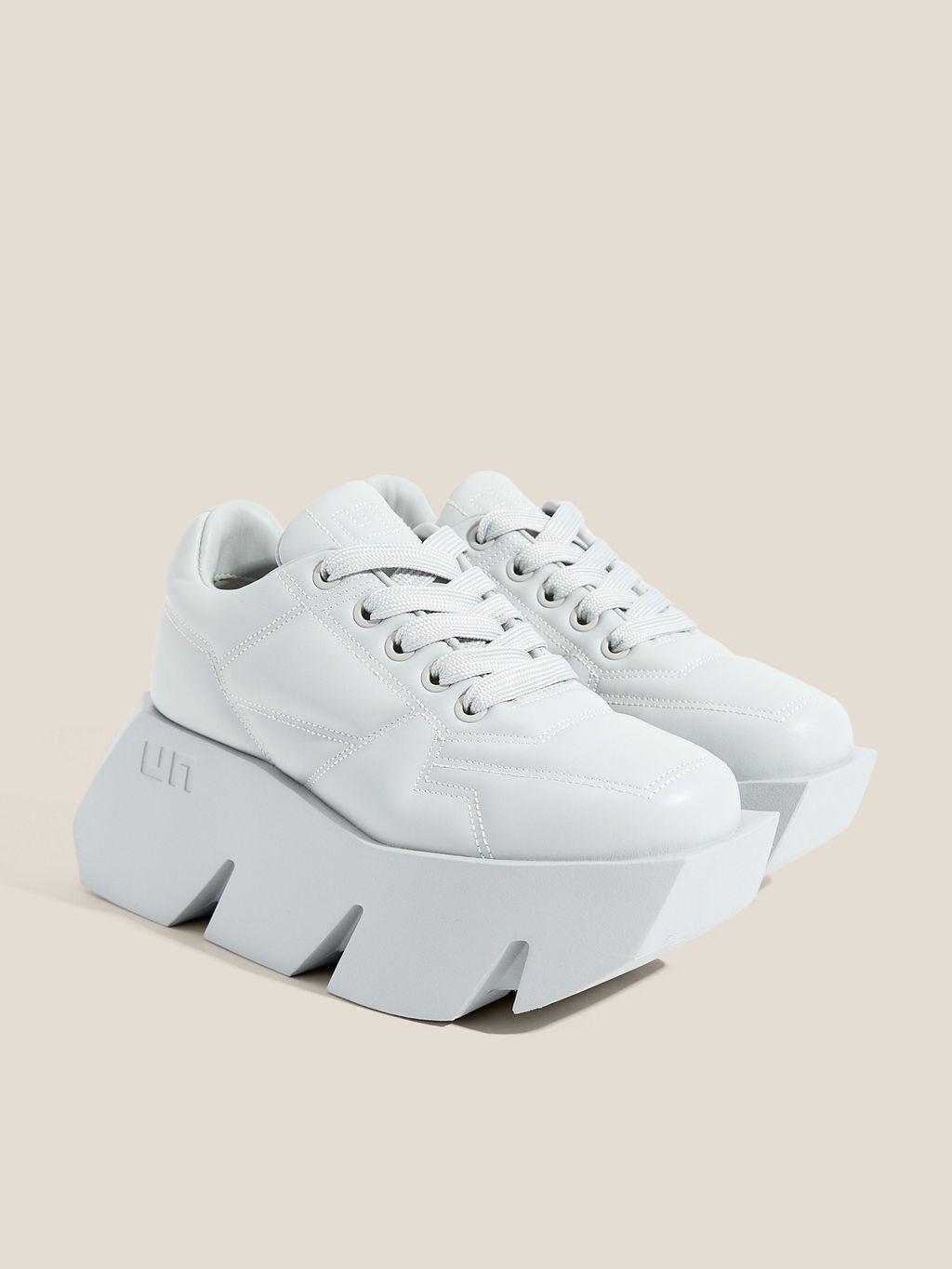Женские полуботинки UNITED NUDE Bull Puffy Sneaker Артикул 4636549, бледно-серый