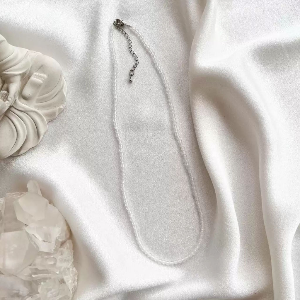 Бусы из Горного Хрусталя огранка 42 см +