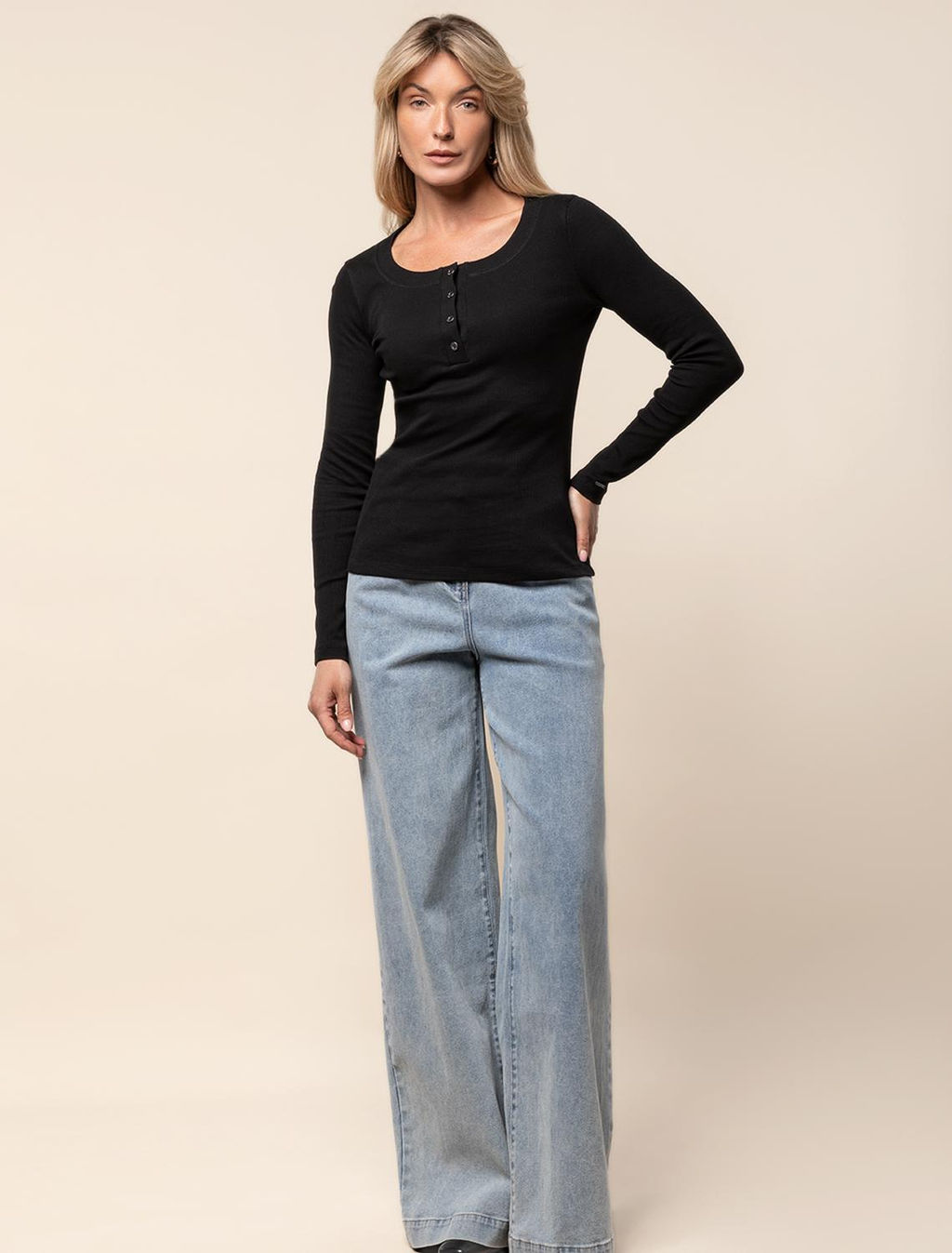 VILATTE / Джемпер из фактурного трикотажа в рубчик  фото 4