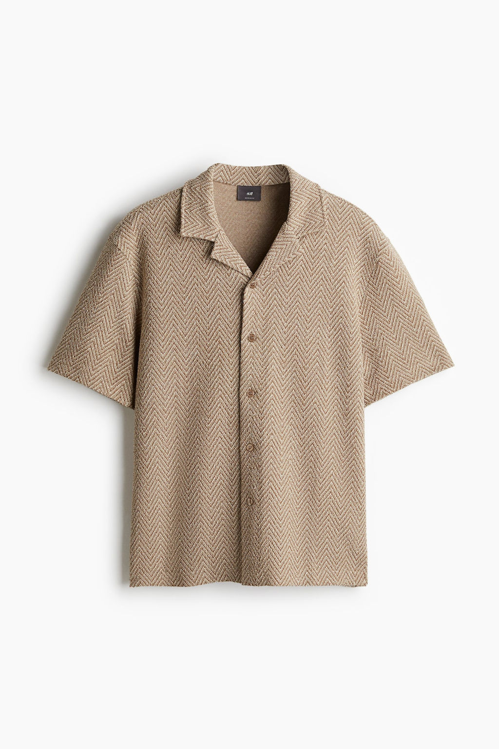 Camisa resort en espiguilla Regular Fit - H&m фото 4