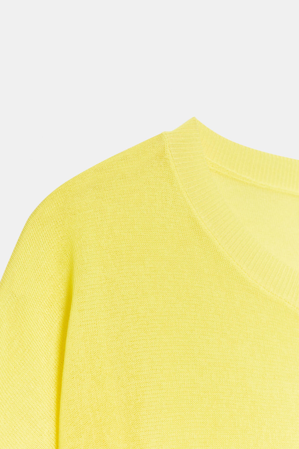 TOP PUNTO FINO MANGA CORTA / Amarillo - Zara фото 9