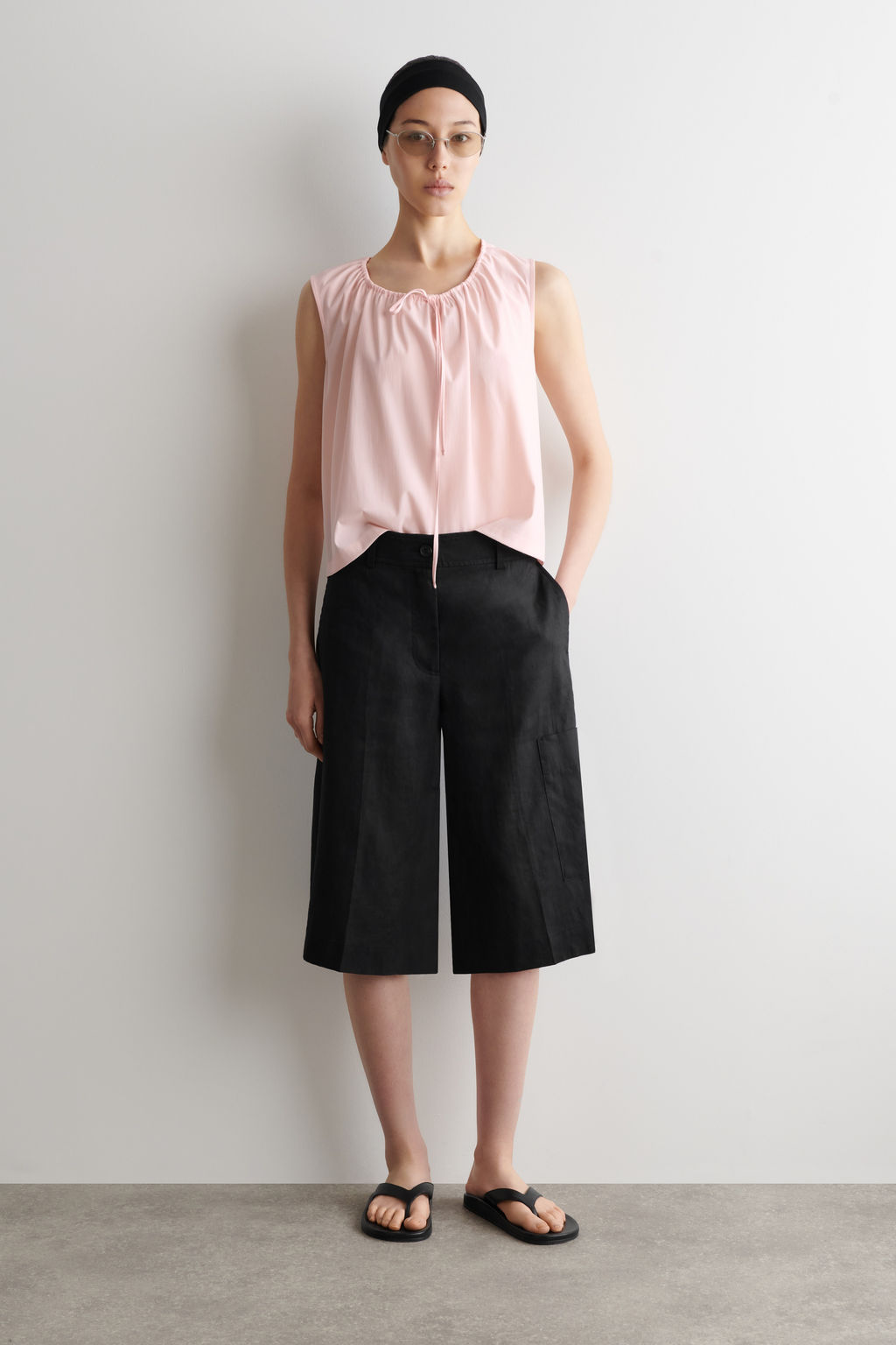 TOP SIN MANGAS CON CUELLO FRUNCIDO - H&m фото 8