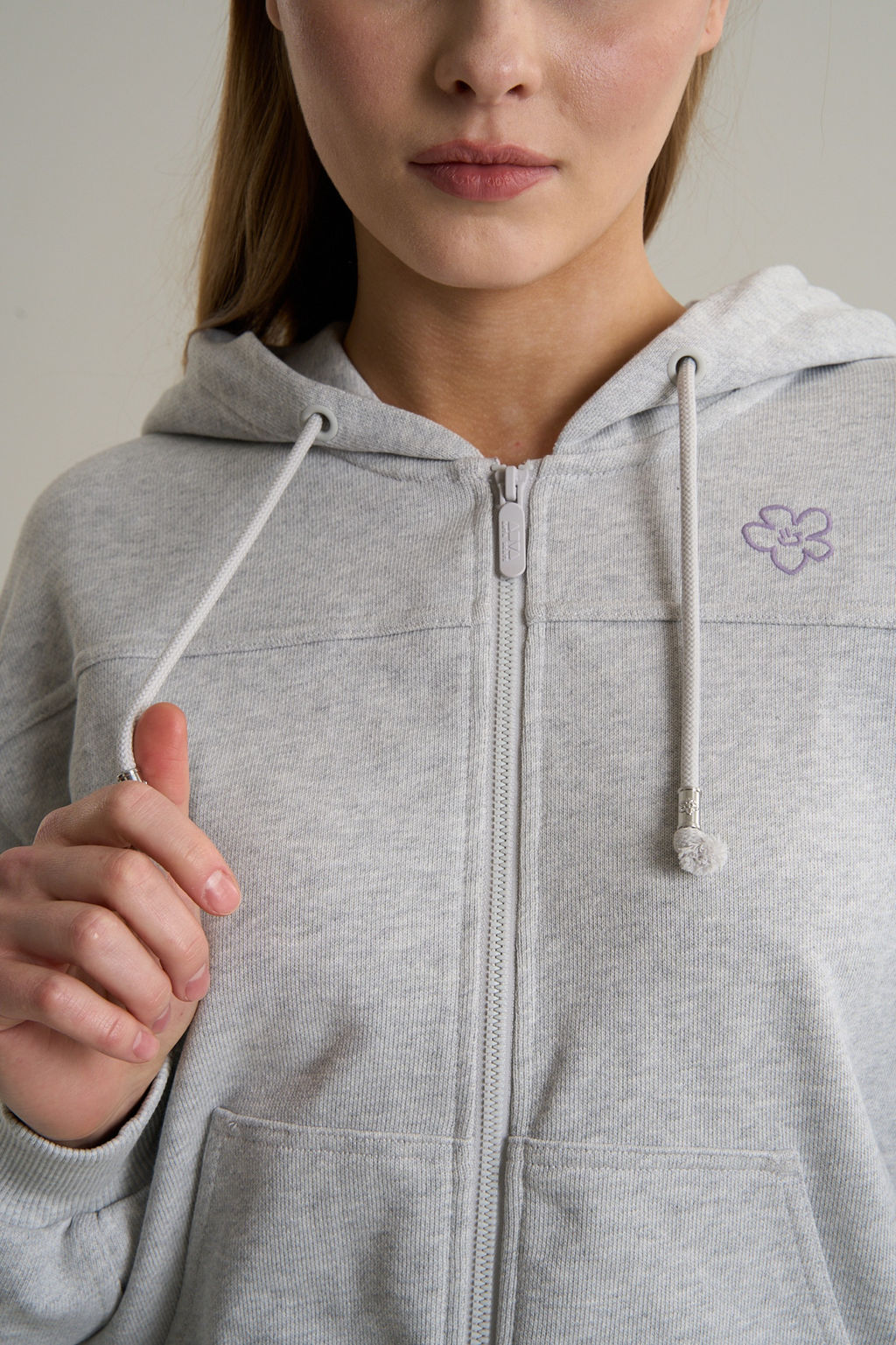Толстовка на молнии Серый ANTA SKATE Knit Track Top