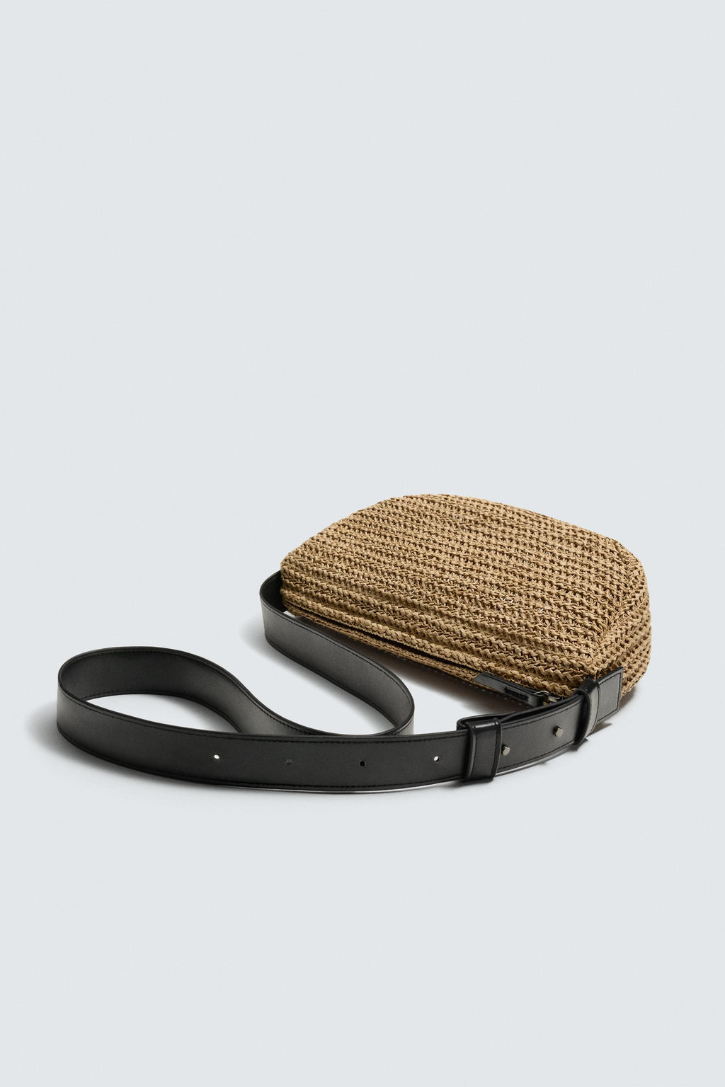 BOLSO DE HOMBRO TRENZADO / Blanco Crudo - Zara фото 4