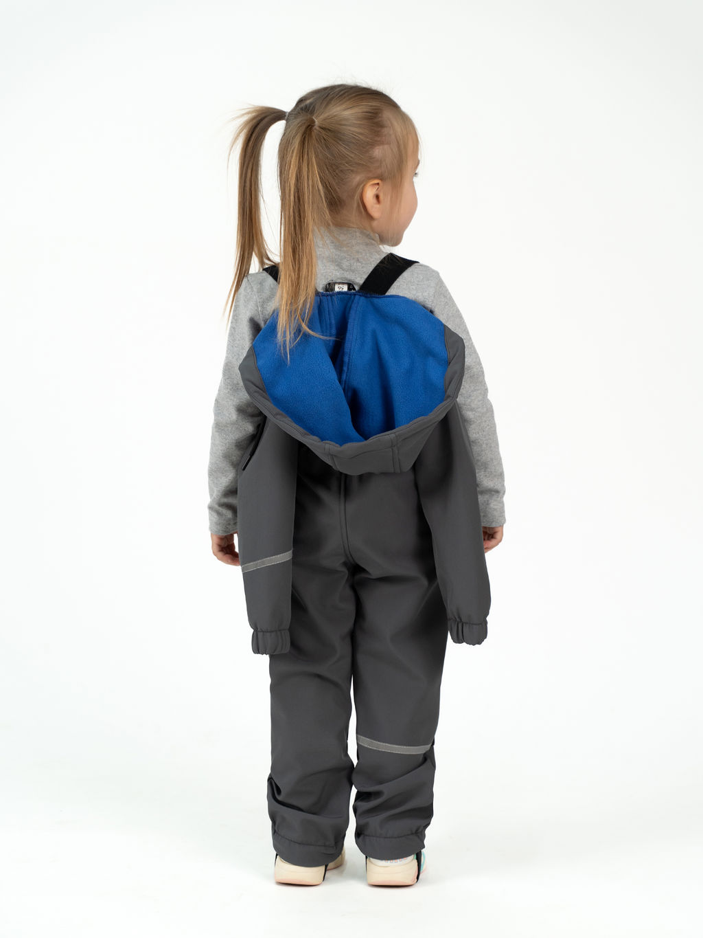 Комбинезон демисезонный серый