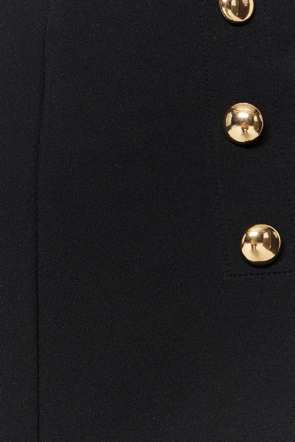 TRENDYOLMILLA Siyah Gold Dugme Detayl? Yuksek Bel Interlok Smart Orme Sort TWOSS23SR00116 фото 5