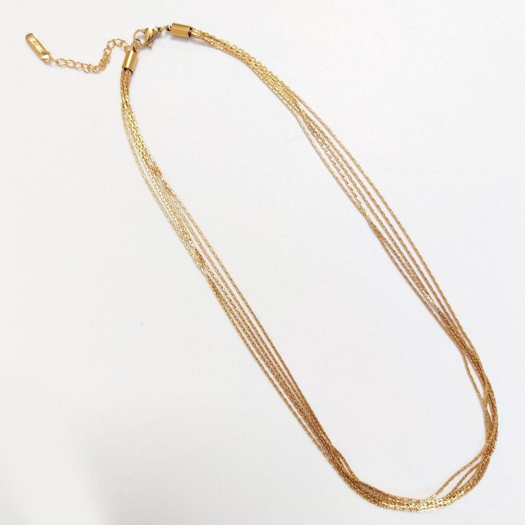 Колье из цепочек