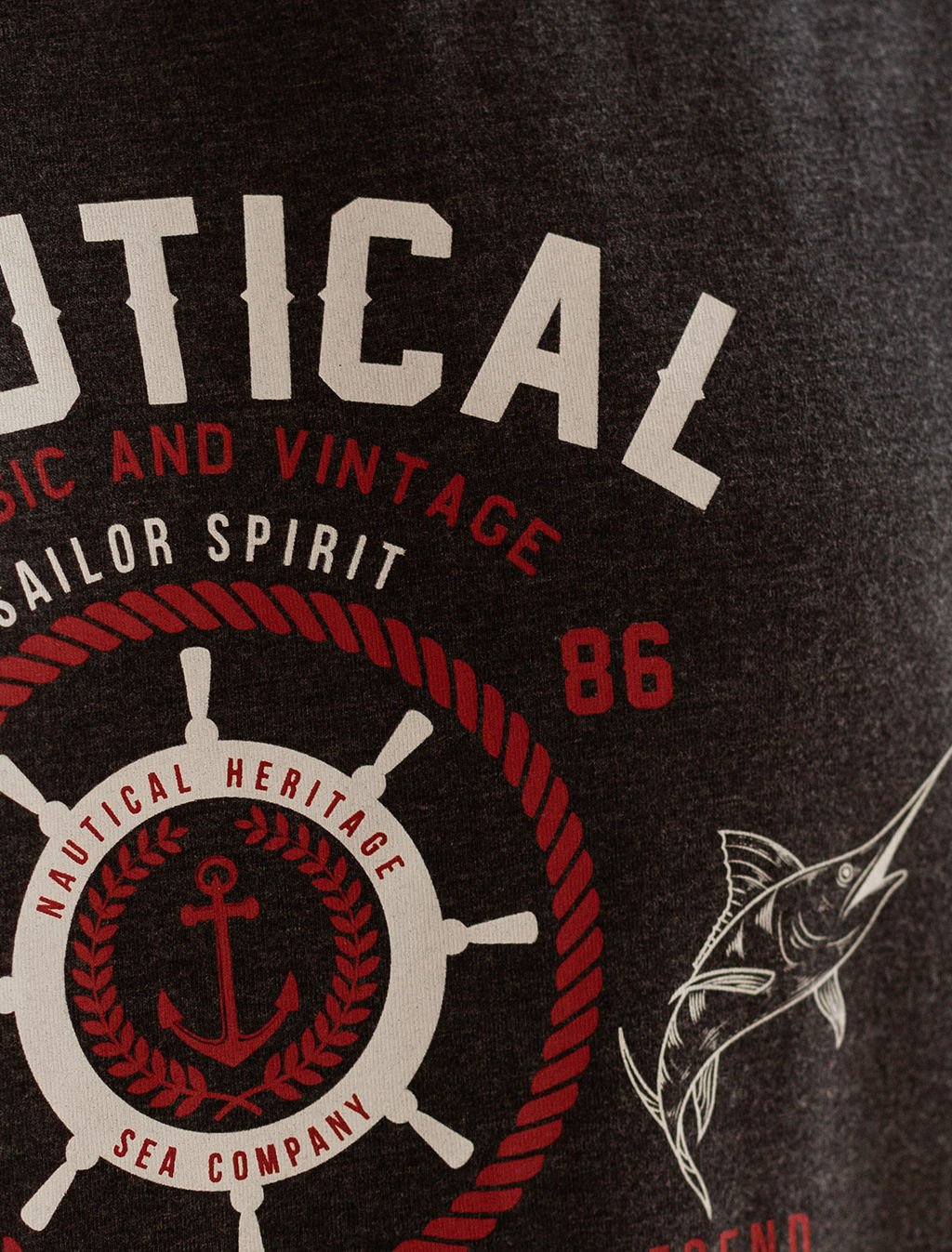 Футболка из премиального хлопка с авторским принтом - Vilatte фото 6