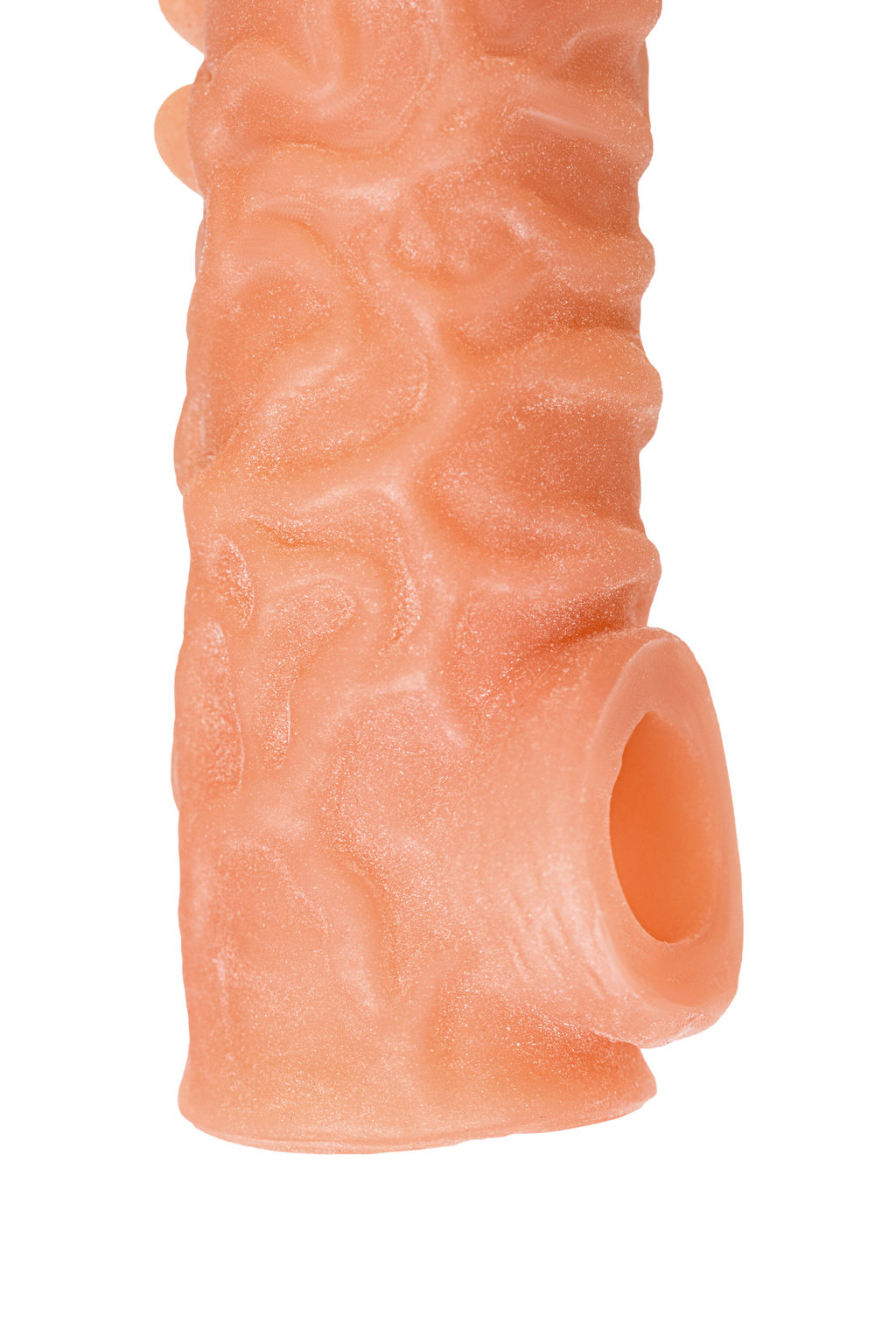 Насадка KOKOS реалистичная с дополнительной стимуляцией, TPE, телесная,13,8 см  фото 7