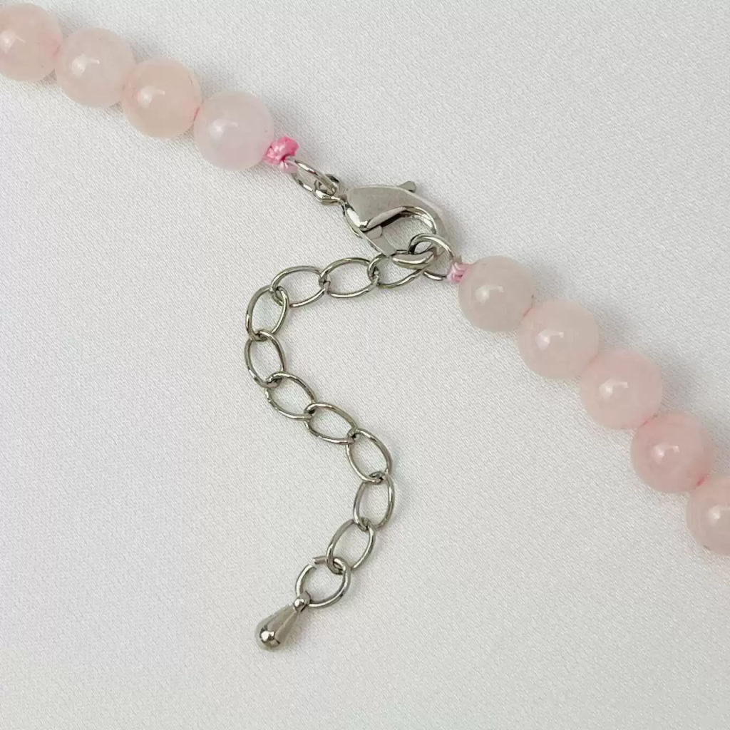 Бусы из Розового кварца