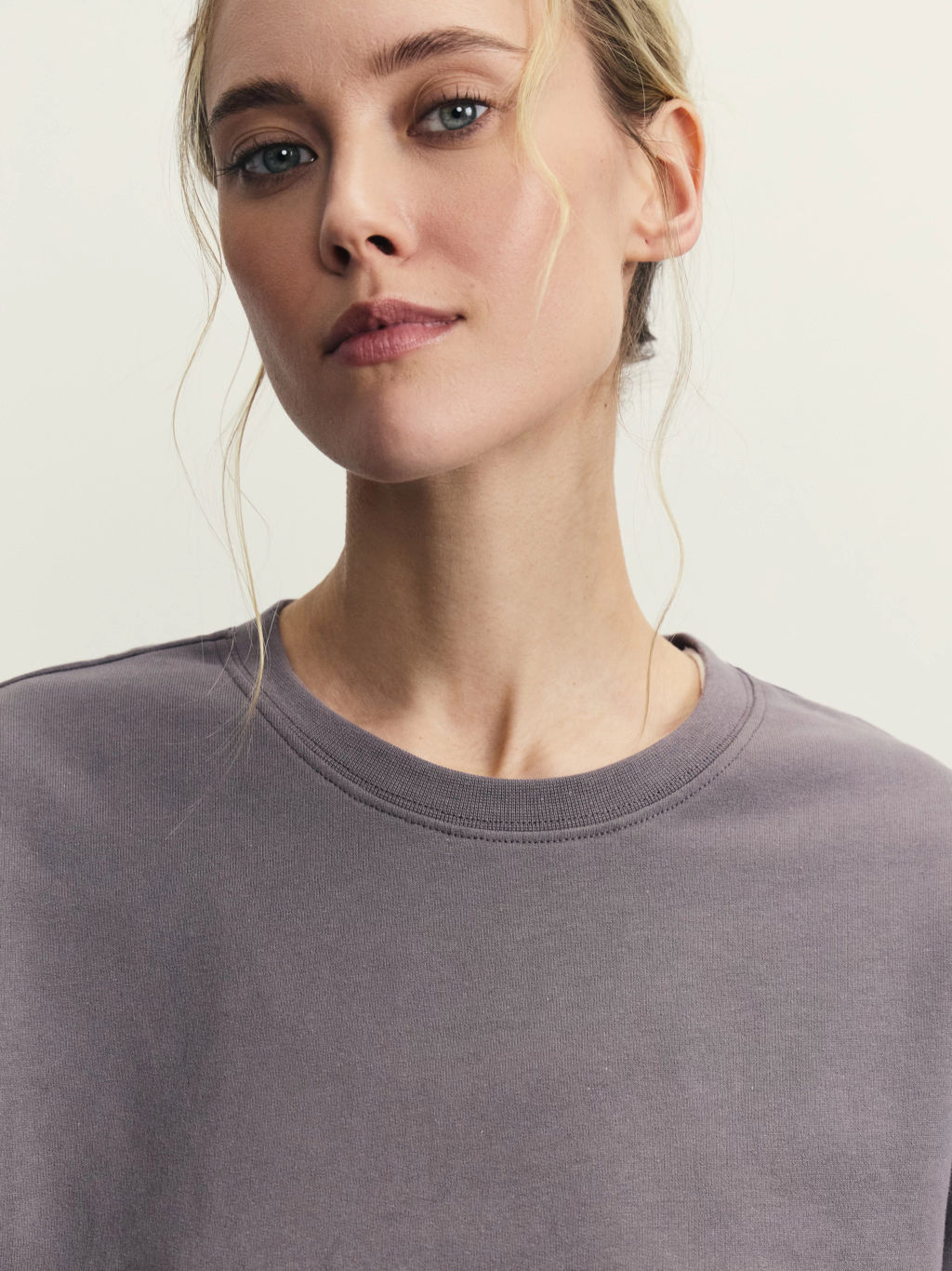 Футболка оверсайз из футера / Zarina  фото 6