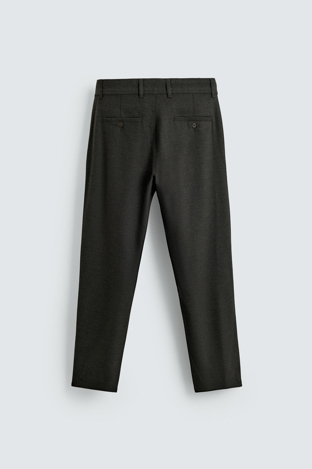 PANTAL?N CHINO ESTRUCTURA CONFORT / Verde oscuro - Zara фото 7