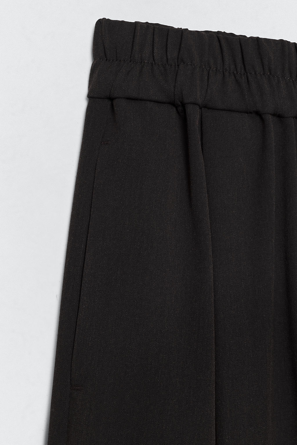 PANTAL?N TRAJE SOSHIOTSUKI x ZARA / Marr?n / Topo  фото 7