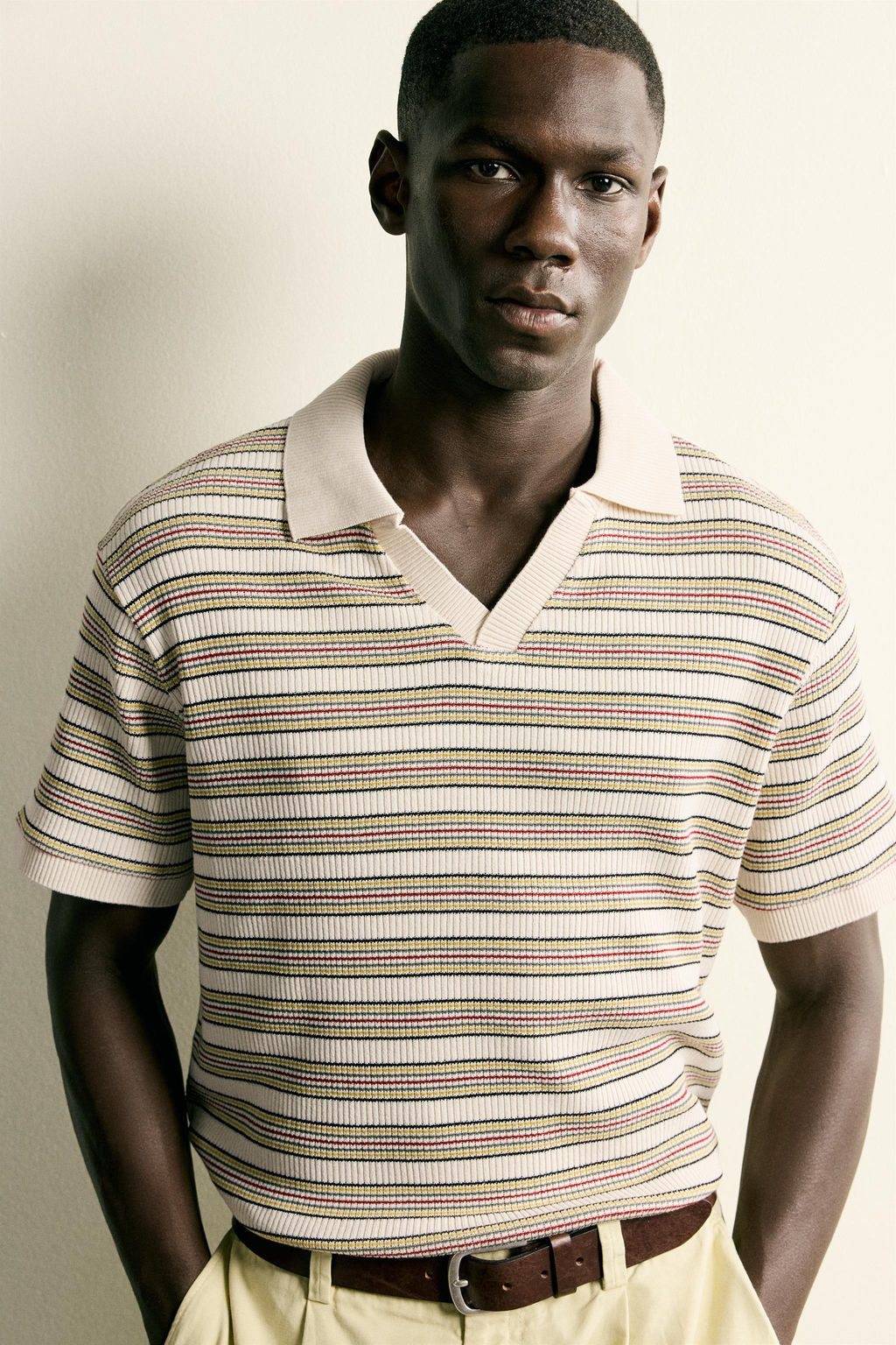 POLO REGULAR FIT RAYAS / Multicolor - Zara фото 5