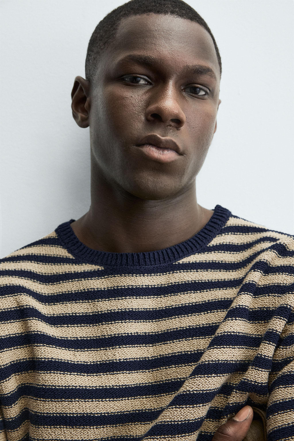 STRIPED JACQUARD SWEATER - Zara фото 5
