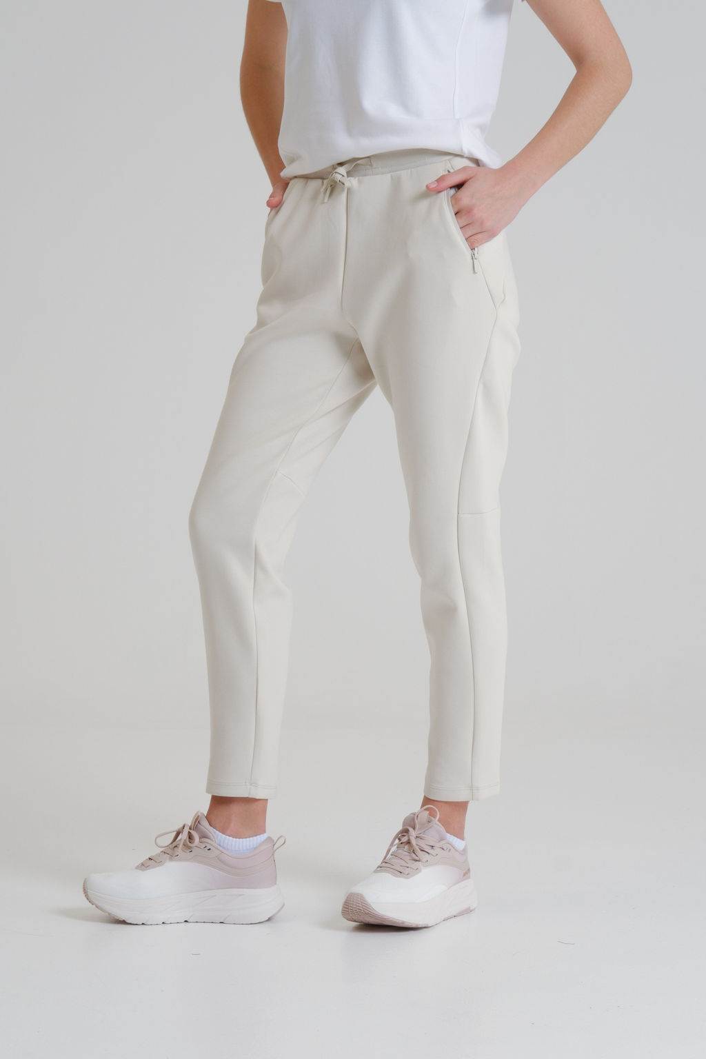 Брюки трикотажные Серый ECOCOSY Knit Track Pants