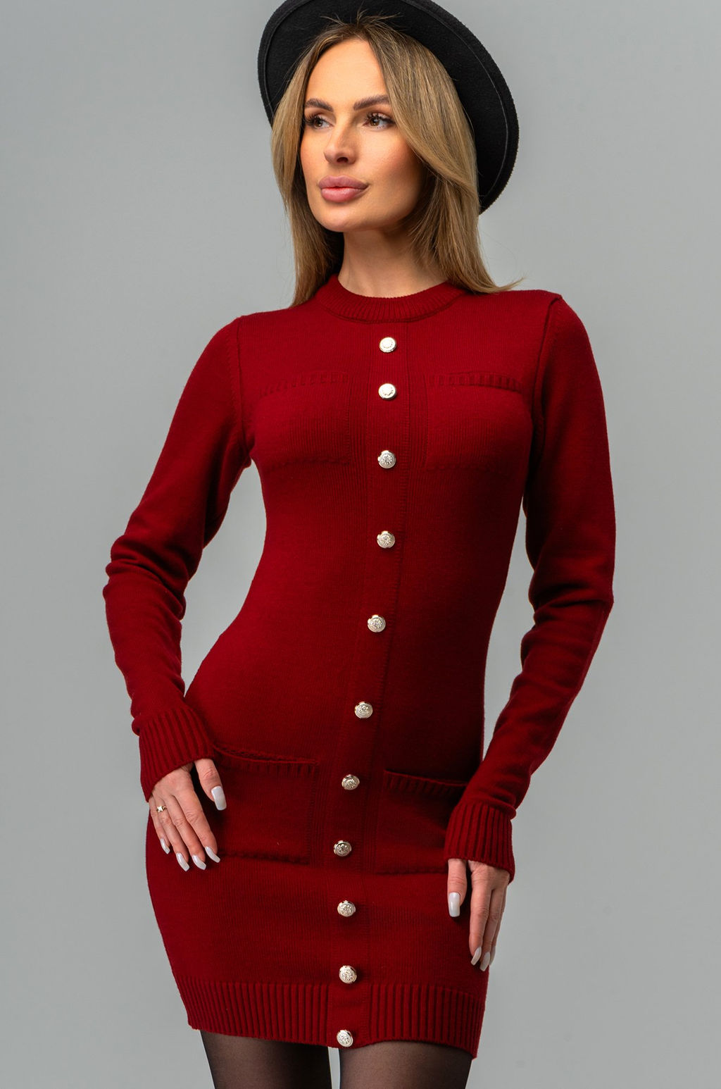 Женское вязаное платье Happyfox - Happy fox фото 9