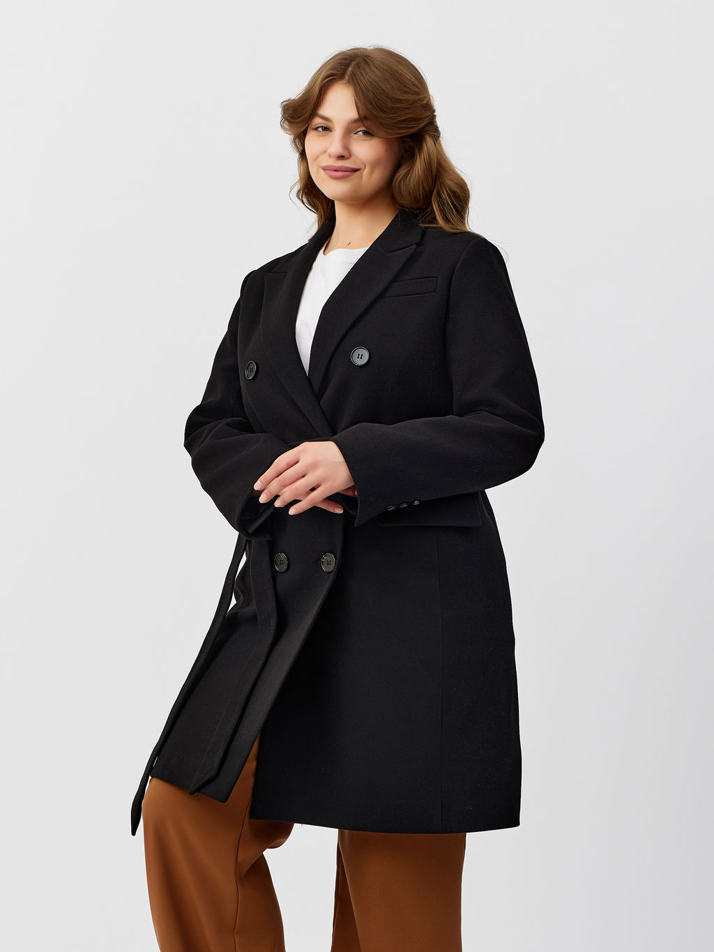 Пальто женское демисезонное 26897 (черный)