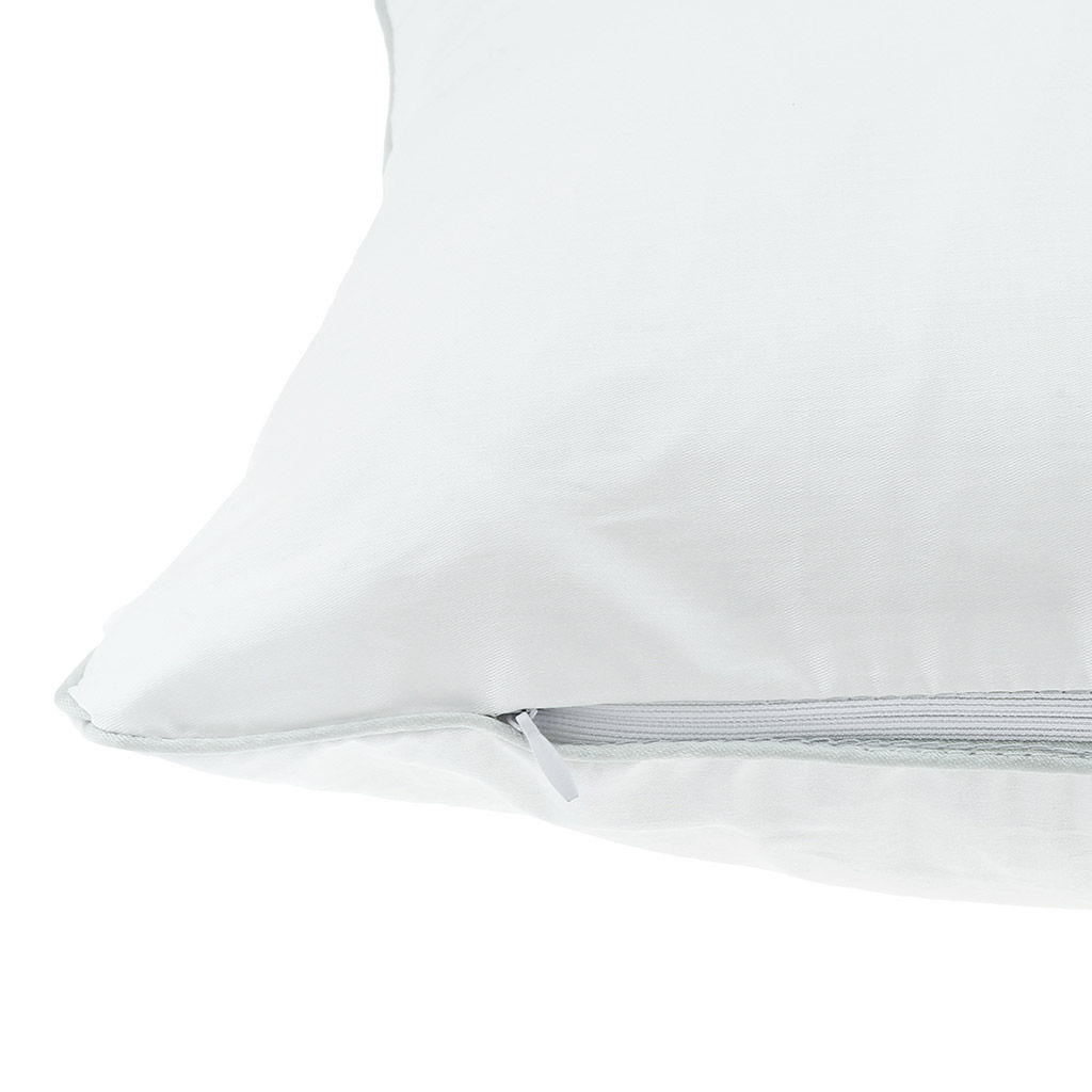 Наперник перопуховой 50х70см Пуходержащий, сатин отбеленный 135г/м2, на молнии, упаковка ПП 22х30см Домашняя мода (Россия)  фото 3