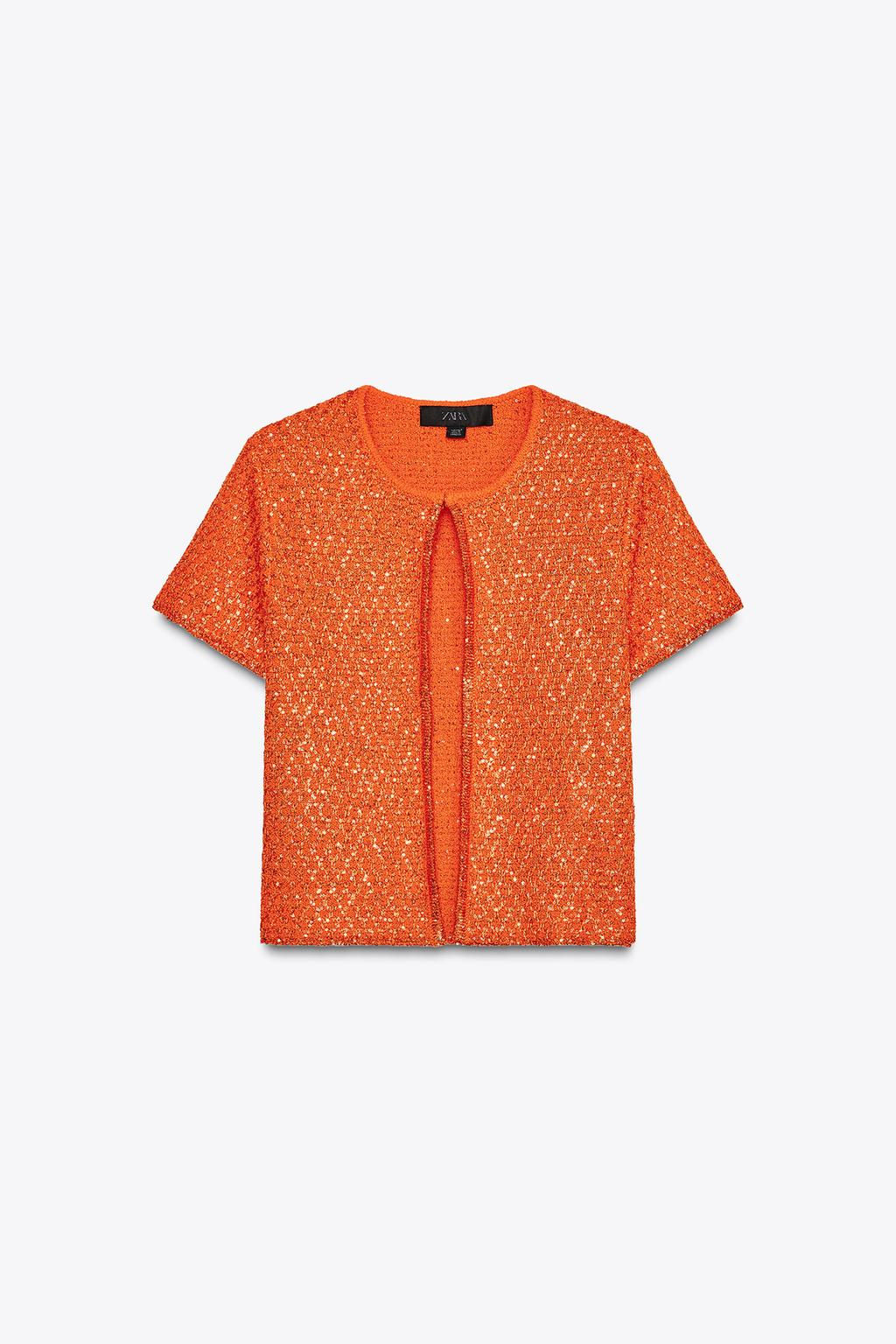 SEQUIN KNIT TOP - Zara фото 5